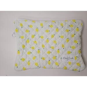 Moon‎ Nude Handmade Lemon Print Quilted Bag/Pouch